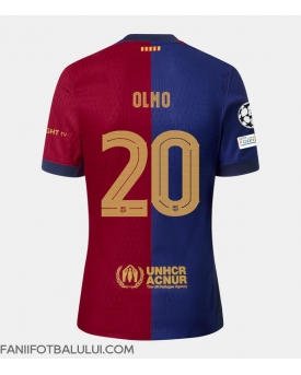Barcelona Dani Olmo #20 Tricou Fotbal Replică 2024-25 Barbati Acasa